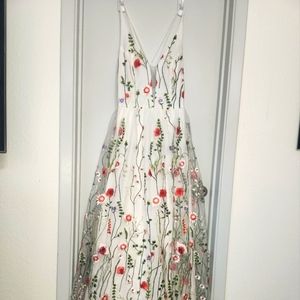Beautiful Embroidered Flower Dress